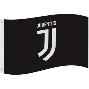 Club Licensed Juventus Crest Flag,BLACK,60in x 36in