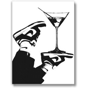 Bar Cart Accessories & Decor (UNFRAMED 12 x 16) Cocktail Wall Art Alcohol Drink Aesthetic Hypebeast Shoes Sneaker Poster Sneakerhead Posters AJ Wall Art Prints Bedroom, Dorm, Kitchen - Martini Sneaker