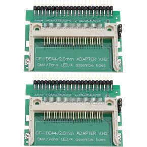 2pcs CF to IDE Adapter CF IDE Port Adapter Card 44Pin Male Adapter Card Laptop CF Adapter Card IDE Hard Drive Adapter Card Notebooks IDE Electronic Hard