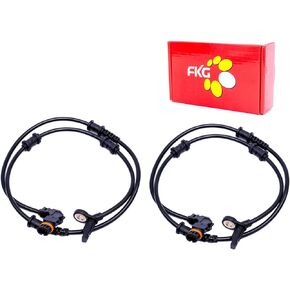 FKG ABS Wheel Speed Sensor Front Left and Right ALS376 For 07-09 Mercedes-Benz GL320 ML320 R320, 08-12 Mercedes-Benz GL550, 08-11 Mercedes-Benz ML550, 06-11 Mercedes-Benz ML350, Set of 2