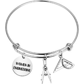 TGBJE Engineer Gift Women In Engineering Bracelet Engineer Student Grad Gift Engineer Appreciation Gift Architecture Gift