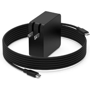65W Type C AC Charger Fit for Samsung Galaxy Book Pro 360 NP950QDB NP930QDB NP935QDC Galaxy Book Pro NP950XDB NP930XDB 15.6 13.3 KA1US KA2US KB1US KE1US KE2US KD1US Laptop Power Supply Adapter Cord
