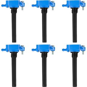 Ignition Coil Pack for Chrysler 200 11-17, 300 11-19, Town & Country 11-16, for Dodge Avenger 11-14, Challenger 11-19, for Charger 11-17, for Jeep Cherokee 2014-2019, UF648 C1791 5C1848 6 Pcs