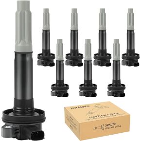 NPAUTO Ignition Coil Packs Replacement for 5.0L 5.0 V8 2011 2012 2013 2014 2015 Ford F150 F-150 Mustang, UF622, Set of 8