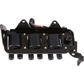 SCITOO 100% جديد 1 قطعة مجموعة ملف الإشعال متوافق مع Hyundai Tucson/Kia for Sportage 2005-2010 سيارات مناسبة لـ OE: UF498 C1501