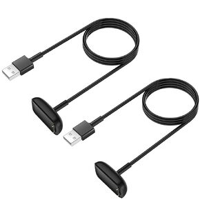 [2-Pack] Charger Cable for Fitbit Charge 5 / Luxe, for Fitbit Charge 5 / Luxe Fitness Tracker, Replacement Charging Cable Cord Accessory for for Fitbit Charge 5 and Luxe (3.3 ft)