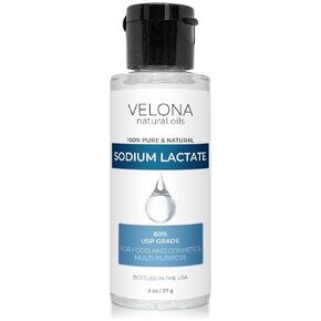 velona Sodium Lactate 60% - 64 oz | USP Grade Natural Preservative | For Soap Making & Lotions | Harder Bar of Soap, pH Regulator, Glycerin substitute, Provides and Keep Moisture