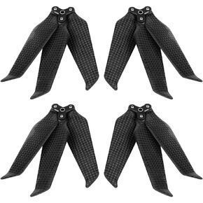 RC Drone 3-Blade Propeller, Carbon Fiber Quick-Release 8743 Noise-Reduction Foldble 3-Blade Propeller for DJI Mavic 2 Pro/Zoom Remote Control Drone Quadcopter Accessory Parts