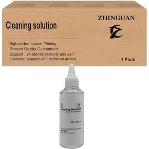 محلول التنظيف، منظف رأس الطباعة السائل، استخدام تنظيف رأس الطباعة لطابعات DTF DTG (100 مل) in Kuwait