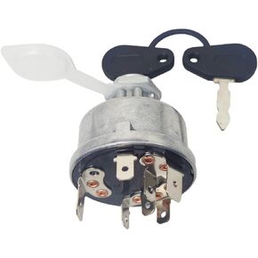 Ignition Switch Compatible with Ford Tractor 4600 4630 4830 5000 5030 5600 6600 5110 515 530A 531 535 3230 3430 3930 8530 8630 8730 530 532 540 545 550 555 5500-50 7600 7700 Backhoe 82849085