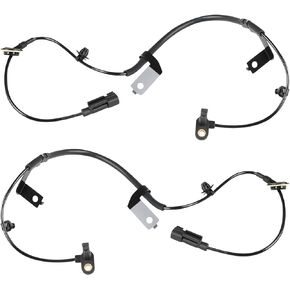 2 Pcs Wheel Speed Sensor Compatible with Jeep Compass Patriot 2007 2008 2009 2010 2011 2012 2013 2014 2015 2016, Dodge Caliber 2007-2012, Front abs Sensor, Replacement for 5105573AA, 5105572AA
