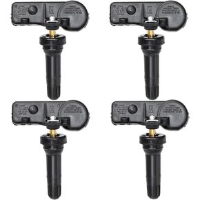 NPAUTO TPMS Sensor Fits for Chevy GMC Cadillac Escalade Silverado Buick Pontiac & More, 4-Pack Tire Pressure Sensors 315MHz Replaces 13586335,13598771,13598772,13581558 Tire Pressure Monitoring System