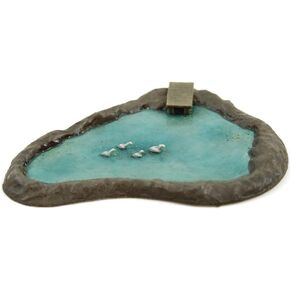 Duck Pond OO/HO Gauge Unpainted Model Railway, Diorama, Scenery, Countryside