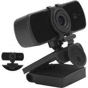 Webcam with Microphone, Webcams C5 2K 4MP Plug Play USB Computer Camera Built in Microphone for for Online Calling/Conferencing
