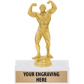 Male Bodybuilding Trophies, Bodybuilder Trophy, Weight Lifting Competition Awards Prime