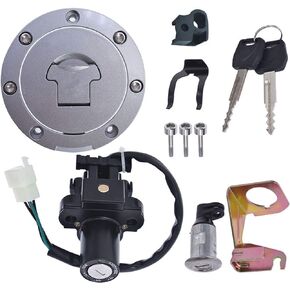 Ignition Switch Fuel Gas Cap Seat Lock Key Set Replacement for Honda CBR600F4/F4I CBR600RR CBR900RR CBR929RR CBR954RR CBR1000RR CBR1100XX VTR1000 VFR800 NT650 NT700V