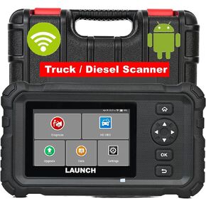 LAUNCH CRP129 HD Heavy Duty Truck Diagnostic Scanner Creader Elite, Oil Reset. DPF Regen. injector coding, Full System Code Reader Diesel Machinery Commercial Vehicle Scan Tool