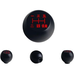 JGR Black Billet Aluminum Flat Top 5 Speed Japanese Weighted Shift Knob Shifter Custom M12x1.25 M10x1.5 M10x1.25 M8x1.25