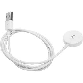 Magnetic Smart Watch Charger USB Smartwatch Charging Cable Dock Charger Stand for Fossil Gen 1 2 3 (White)