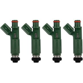 Injectors Kit,SCITOO 12 Holes Fuel Injector fit for 2000-2005 for Toyota Celica 1.8L, 99-2007 for Toyota Corolla 1.8L, 2003-2007 for Toyota Matrix 1.8L, 2000-2005 for Toyota MR2 Spyder 1.8L,Set of 4