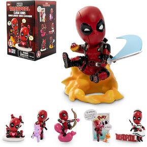 YuMe Deadpool Classic Series Hero Box - Blind Box, 2" to 4" Collectible Toy Figurines, Marvel Superhero Movie Inspired Toy Figure Set, Fun Gifts for Adults, Boys, Girls, and Kids Ages 14+, Single Box