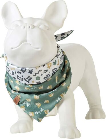 Double-Sided Bandana for Dogs and Cats King (Medium) in Saudi Arabia
