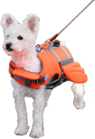 Dog Life Jacket for Small Medium Large Dogs Boating, Swimming Vest for Dogs High Flotation with Reflective Stripes,Removable Float,Adjustable Dog Life Vests,M in Saudi Arabia