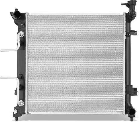 DNA Motoring OEM-RA-2338 1-Row Aluminum Radiator Compatible with 01-05 Accent 1.6L AT, 25-1/8" W X 13-3/16" H X 5/8", 1-1/4" Inlet, 1-1/4" Outlet in Saudi Arabia