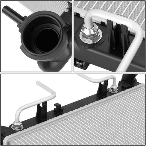 DNA Motoring OEM-RA-2338 1-Row Aluminum Radiator Compatible with 01-05 Accent 1.6L AT, 25-1/8" W X 13-3/16" H X 5/8", 1-1/4" Inlet, 1-1/4" Outlet in Saudi Arabia
