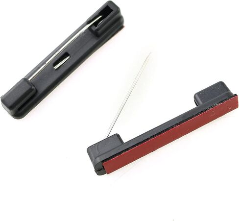 TAODAN Adhesive Badge Crafting Pins 50PCS 1.42 inches Self-Adhesive Bar Safety Pins for ID Badges, Ribbons,Nametags and Crafting Black in Saudi Arabia