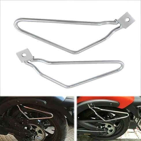 Saddlebag Bracket Support, Motorcycle Saddlebags Mount Brackets Support Fits for Harley 883 Iron XL883N Dyna Fat Bob FXDF (Black) in Saudi Arabia
