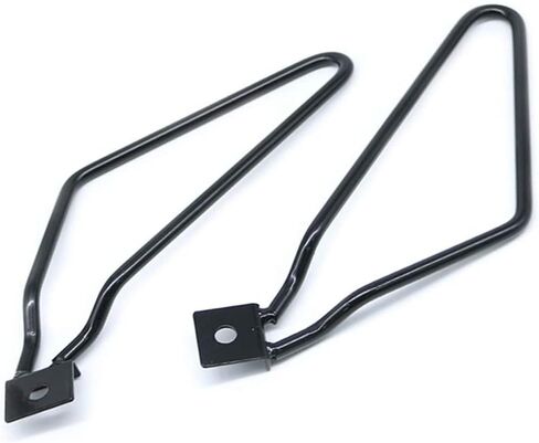 Saddlebag Bracket Support, Motorcycle Saddlebags Mount Brackets Support Fits for Harley 883 Iron XL883N Dyna Fat Bob FXDF (Black) in Saudi Arabia