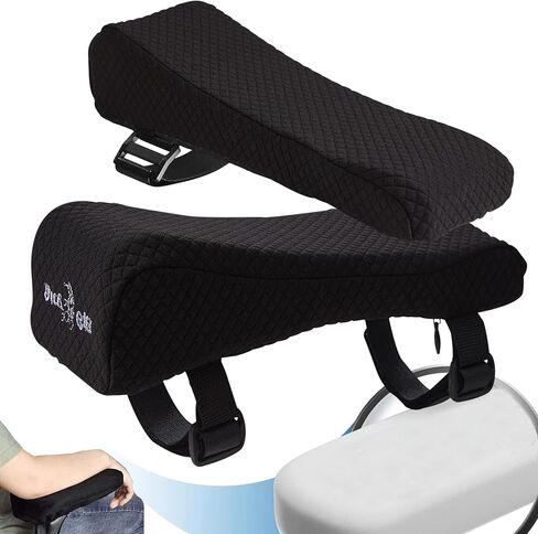 Big Ant Chair Armrest Pads,2 Pack Memory Foam Arm Rest Office Chair Armrest Pads Comfy Gaming Chair Arm Rest Covers for Elbows and Forearms Pressure Relief(Set of 2) in Saudi Arabia