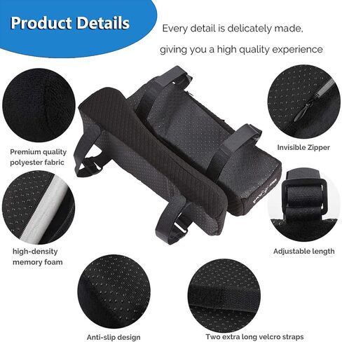 Big Ant Chair Armrest Pads,2 Pack Memory Foam Arm Rest Office Chair Armrest Pads Comfy Gaming Chair Arm Rest Covers for Elbows and Forearms Pressure Relief(Set of 2) in Saudi Arabia