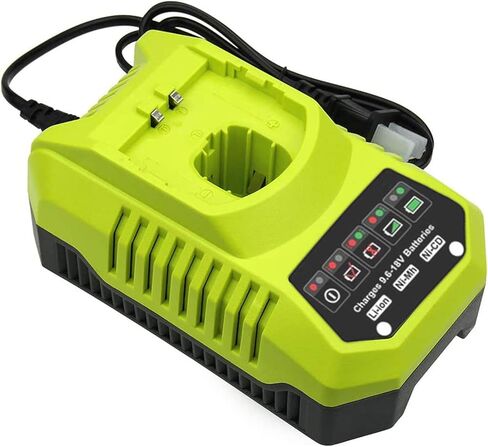 P117 استبدال شاحن IntelliPort للكيمياء المزدوجة لشاحن Ryobi P117 P118 P119 متوافق مع Ryobi 18V 14.4V 12V 9.6V بطارية ليثيوم Ni-Cd&Ni-Mh P100 P102 P103 P105 P107 P108 P200 1400670 in Kuwait