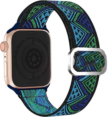 Compatible with iTouch Sport 4 Bands, 20mm Stretch Elastics Nylon Adjustable Replacement Strap Accessories for Men & Women Compatible for iTouch Sport 4 / Sport 3 / AIR 3 40MM Smartwatch in Saudi Arabia