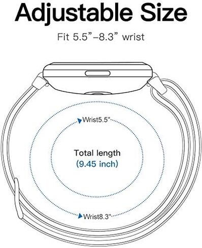 Compatible with iTouch Sport 4 Bands, 20mm Stretch Elastics Nylon Adjustable Replacement Strap Accessories for Men & Women Compatible for iTouch Sport 4 / Sport 3 / AIR 3 40MM Smartwatch in Saudi Arabia