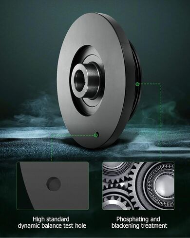 SCITOO 594-736 Harmonic Balancer Crankshaft Pulley Fits 1993-2005 Lexus GS300 2001-2005 Lexus IS300 1992-2000 Lexus SC300 1993-1998 Toyota Supra in Saudi Arabia