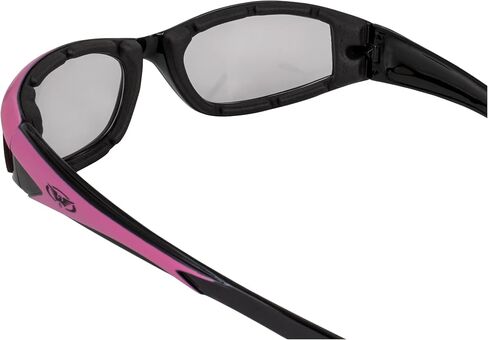 Global Vision Eyewear Hawkeye-24 Padded Riding Glasses with Dual Color Frames and Clear to Smoke Photochromic Lenses in Saudi Arabia
