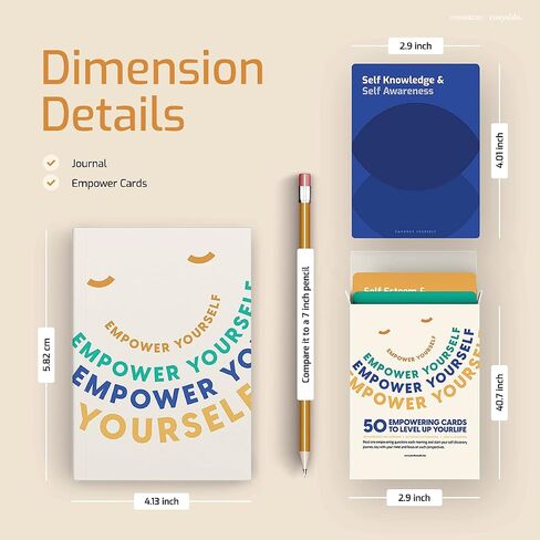 Mindfulness Cards - Affirmation Cards for Women - Daily Positive Affirmation Cards as Conversation Starter - Self Care & Manifestation for Adults or Teens - Deck of 50 Cards as Mindfulness Gifts in Saudi Arabia
