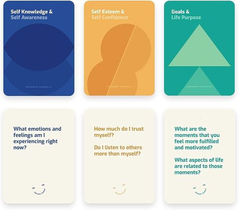 Mindfulness Cards - Affirmation Cards for Women - Daily Positive Affirmation Cards as Conversation Starter - Self Care & Manifestation for Adults or Teens - Deck of 50 Cards as Mindfulness Gifts in Saudi Arabia
