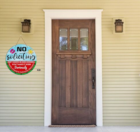 WaaHome مضحك لا علامة التماس للمنزل، 11.3 "الصيف البطيخ أصدقاء العائلة والتسليم علامة ترحيب للمنزل الأمامي الباب إكليل جدار ديكورات، مزرعة لا علامة التماس لديكور المنزل الصيفي in Kuwait