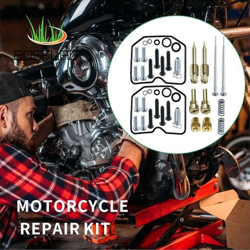 2 حزمة EX250 المكربن ​​إعادة بناء عدة لكاواساكي نينجا 250R المكربن ​​إعادة بناء عدة، EX250F المكربن ​​إعادة بناء عدة، EX250J المكربن ​​إعادة بناء عدة in Kuwait