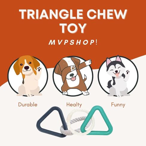 Pet Chew Toy for Dogs, Interactive Dog Toy for Teeth Cleaning, Durable Dog Chew Toy for Puppy (Black) in Saudi Arabia