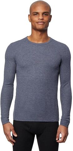 32 Degrees Men’s Midweight Ultra Soft Thermal Waffle Baselayer Crew Neck Long Sleeve Top in Saudi Arabia