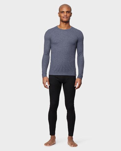 32 Degrees Men’s Midweight Ultra Soft Thermal Waffle Baselayer Crew Neck Long Sleeve Top in Saudi Arabia