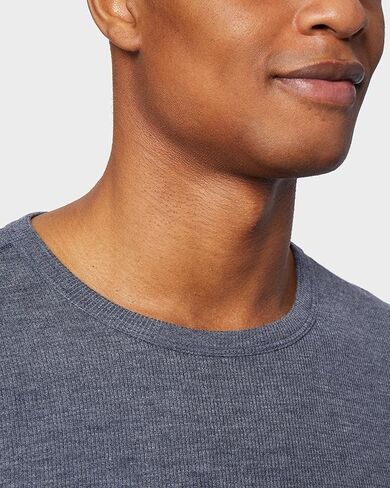 32 Degrees Men’s Midweight Ultra Soft Thermal Waffle Baselayer Crew Neck Long Sleeve Top in Saudi Arabia