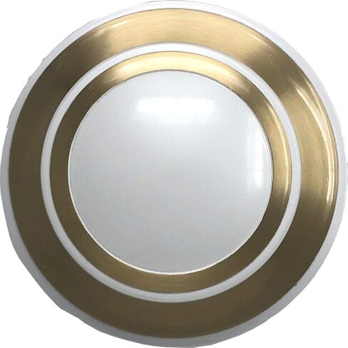 Modern Pearl White Cremation Urn - White with Bronze Accents, Adult Cremation Urn in Saudi Arabia