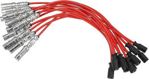 ACROPIX Car Spark Plug Coil Wires Ignition Coil Harness Cable 7mm Fit for Mercedes-Benz ML320 SLK320 ML350 No.1121500218/1121500118 - Pack of 12 in Saudi Arabia