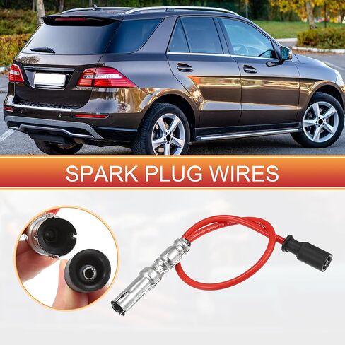 ACROPIX Car Spark Plug Coil Wires Ignition Coil Harness Cable 7mm Fit for Mercedes-Benz ML320 SLK320 ML350 No.1121500218/1121500118 - Pack of 12 in Saudi Arabia